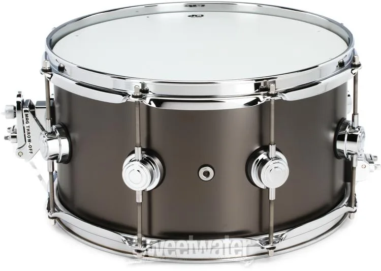  DW Collector's Series Metal Brass Snare Drum - 7 x 13-inch - Satin Black