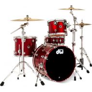 DW DWe 4-piece Drum Kit Bundle - Black Cherry Metallic