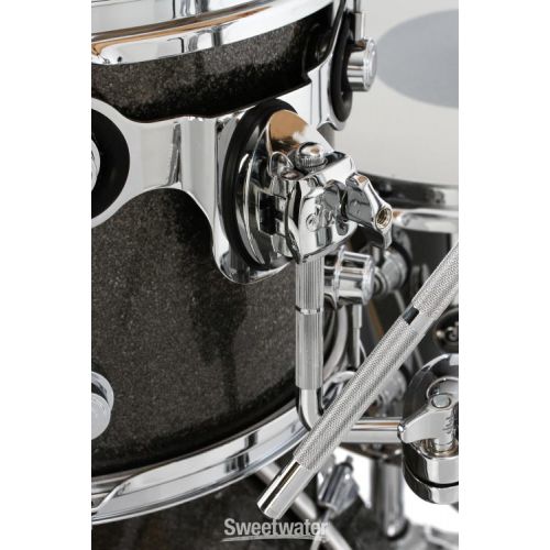  DW Performance Series 3-piece Shell Pack with 24 inch Bass Drum - Pewter Sparkle Finish Ply