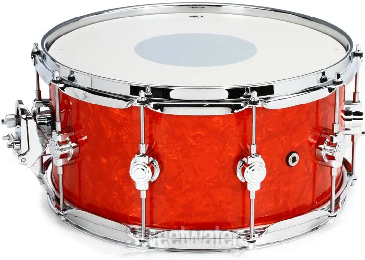  DW Performance Series Snare Drum - 6.5 x 14-inch - Tangerine Marine