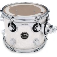 DW Performance Series Mounted Tom - 8 x 10 inch - White Marine FinishPly Demo