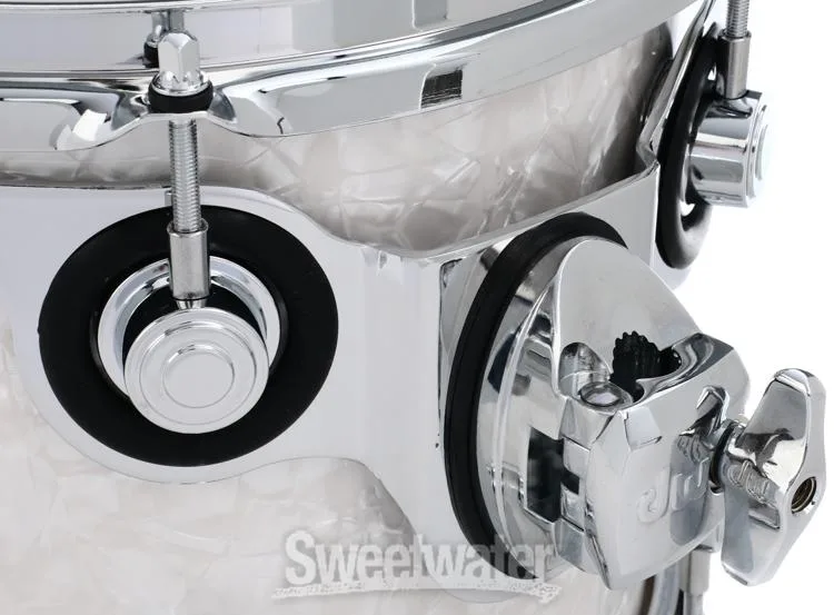  DW Performance Series Mounted Tom - 8 x 10 inch - White Marine FinishPly Demo