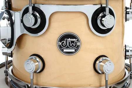  DW Performance Series Mounted Tom - 8 x 10 inch - White Marine FinishPly Demo