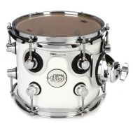 DW Design Series Mounted Tom - 7-inch x 8-inch - Gloss White