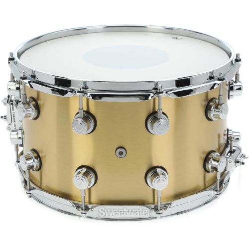  DW Performance Series Brass Snare Drum - 8 x 14-inch - Brushed