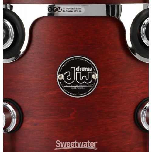  DW Performance Series Mounted Tom - 8 x 12 inch - Tobacco Stain
