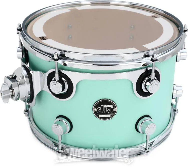  DW Performance Series Mounted Tom - 8 x 12 inch - Satin Sea Foam - Sweetwater Exclusive