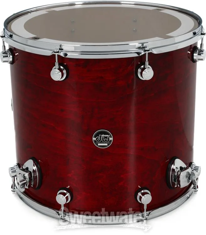  DW Performance Series Floor Tom - 16 x 18 inch - Cherry Stain Lacquer