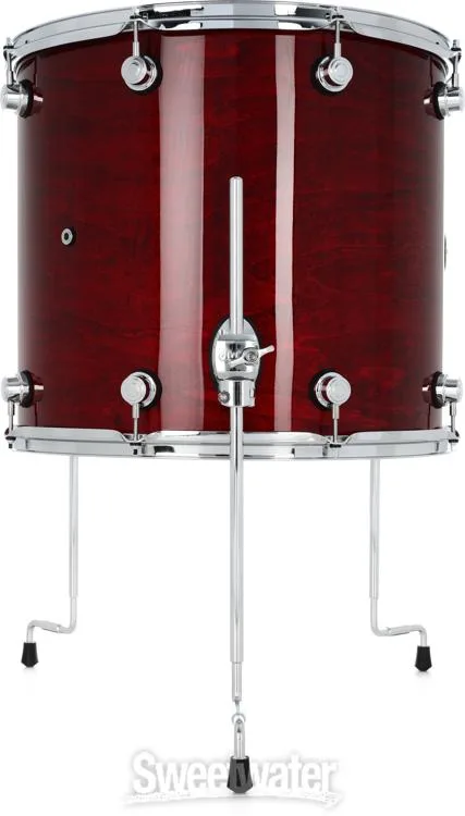  DW Performance Series Floor Tom - 16 x 18 inch - Cherry Stain Lacquer