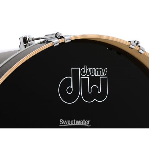  DW Performance Series Bass Drum - 18 x 24 inch - Pewter Sparkle FinishPly