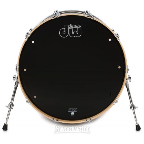  DW Performance Series Bass Drum - 18 x 24 inch - Pewter Sparkle FinishPly