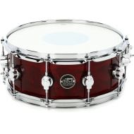 DW Performance Series Snare Drum - 5.5 x 14 inch - Cherry Stain Lacquer