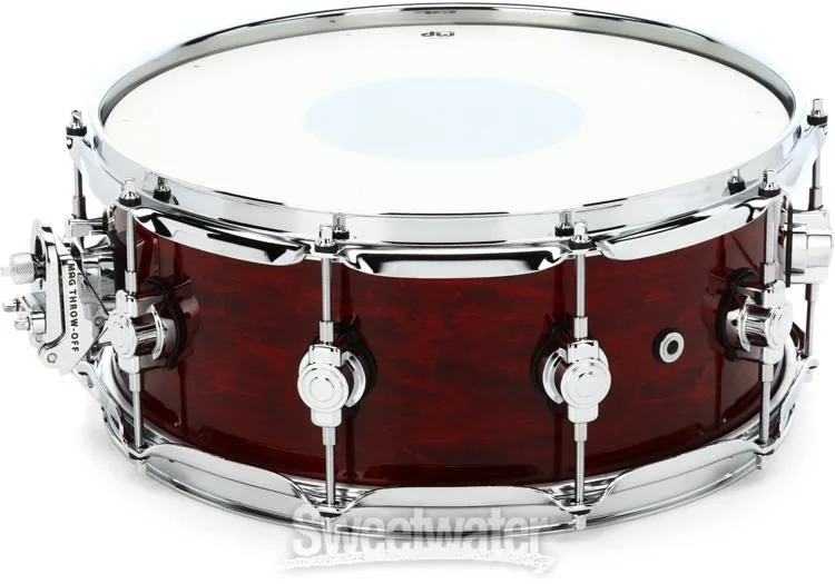  DW Performance Series Snare Drum - 5.5 x 14 inch - Cherry Stain Lacquer