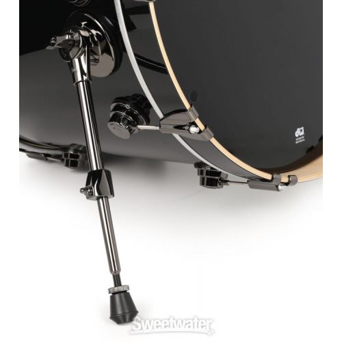  DW Collector's Series Maple Bass Drum - 18 x 22-inch - Gloss Black