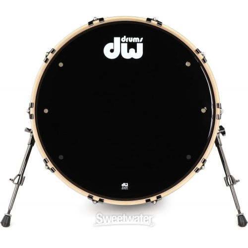  DW Collector's Series Maple Bass Drum - 18 x 22-inch - Gloss Black