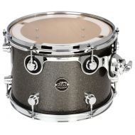 DW Performance Series Mounted Tom - 9 x 13 inch - Pewter Sparkle FinishPly