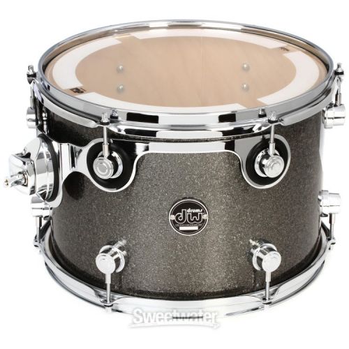  DW Performance Series Mounted Tom - 9 x 13 inch - Pewter Sparkle FinishPly