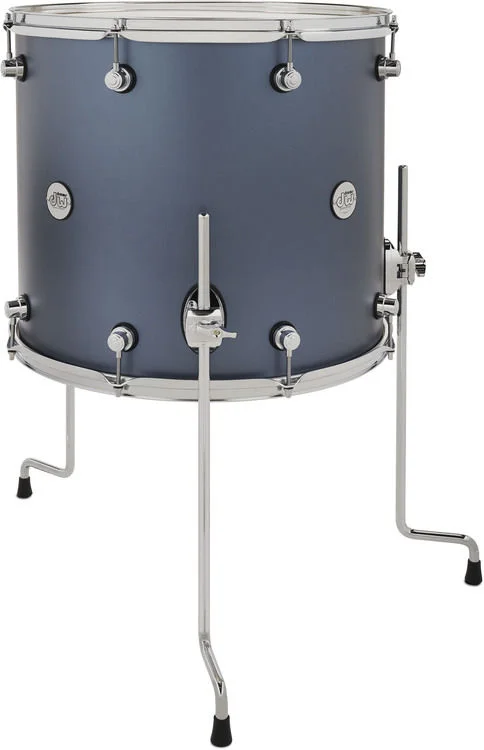  DW Design Series Floor Tom - 16 x 18 Inch - Blue Slate