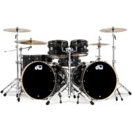 DW Collector's Series 6-piece Shell Pack - Gloss Black FinishPly