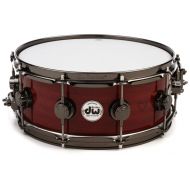 DW Collector's Series Purpleheart Wood Snare Drum - 5.5 x 14-inch - Natural Lacquer