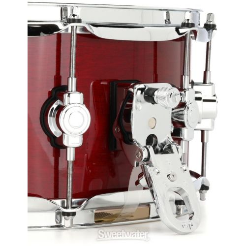  DW Design Series Snare Drum - 6 x 14-inch - Cherry Stain