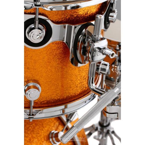  DW Performance Series 3-piece Shell Pack with 22 inch Bass Drum - Gold Sparkle Finish Ply