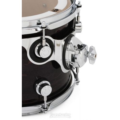  DW Performance Series Mounted Tom - 8 x 10 inch - Ebony Stain Lacquer