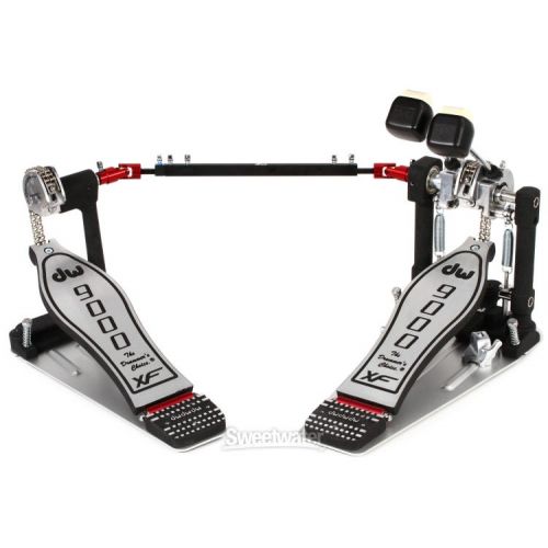  DW DWCP9002XF 9000 Series Double Bass Drum Pedal with Extended Footboard