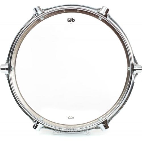  DW Design Series Chrome Piccolo Tom with bracket - 2.5 x 12 inch