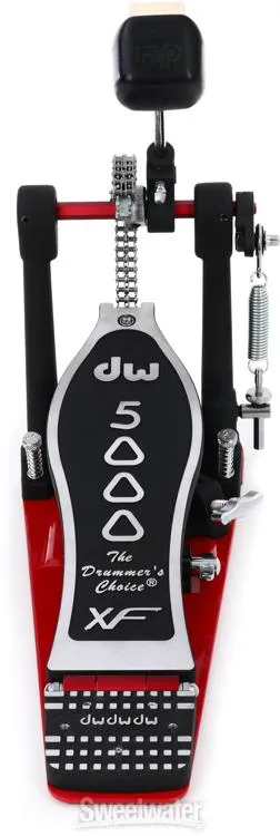  DW DWCP5000AD4XF 5000 Series Accelerator Single Bass Drum Pedal with Extended Footboard