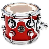 DW Performance Series Mounted Tom - 7 x 8 inch - Candy Apple Lacquer