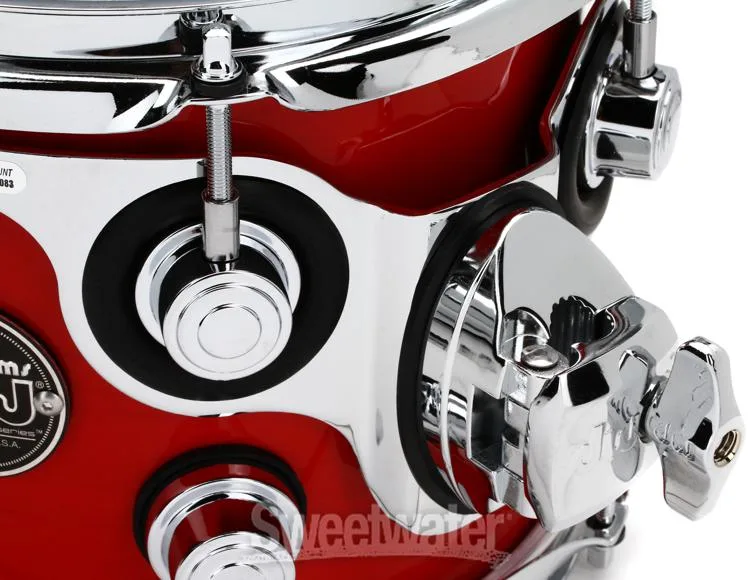  DW Performance Series Mounted Tom - 7 x 8 inch - Candy Apple Lacquer