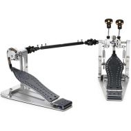 DW DWCPMCD2GR MCD Machined Chain Drive Double Bass Drum Pedal - Gun Metal