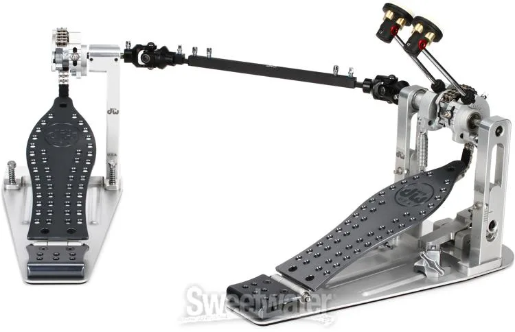  DW DWCPMCD2GR MCD Machined Chain Drive Double Bass Drum Pedal - Gun Metal