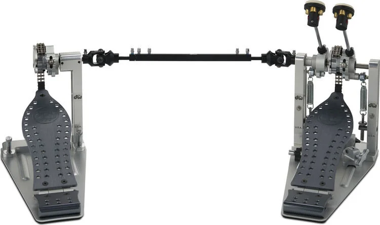  DW DWCPMCD2GR MCD Machined Chain Drive Double Bass Drum Pedal - Gun Metal