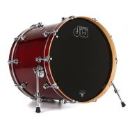 DW Performance Series Bass Drum - 18 x 22 inch - Cherry Stain Lacquer