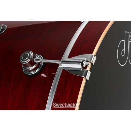  DW Performance Series Bass Drum - 18 x 22 inch - Cherry Stain Lacquer