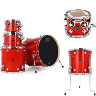 DW Performance Series 6-piece Shell Pack with 22 inch Bass Drum - Tangerine Marine