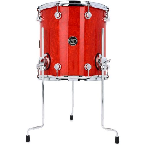  DW Performance Series 6-piece Shell Pack with 22 inch Bass Drum - Tangerine Marine