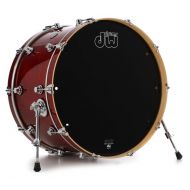 DW Performance Series Bass Drum - 14 x 24 inch - Cherry Stain Lacquer