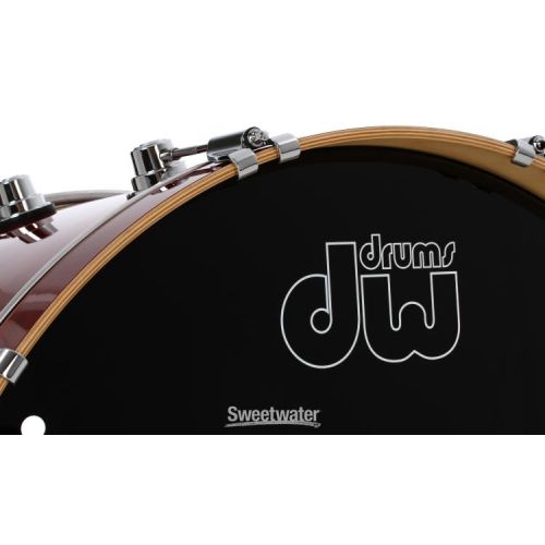  DW Performance Series Bass Drum - 14 x 24 inch - Cherry Stain Lacquer