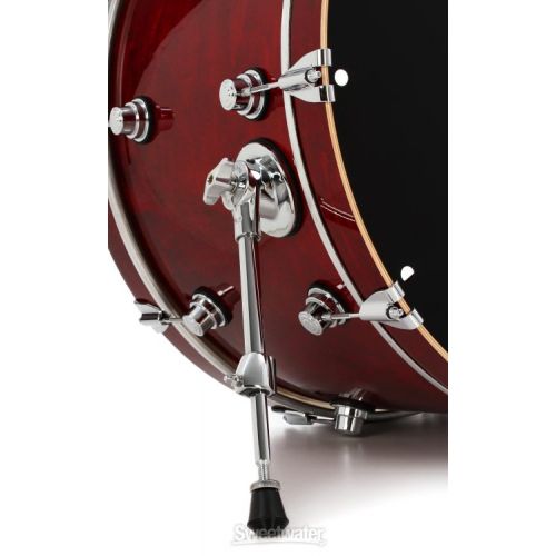  DW Performance Series Bass Drum - 14 x 24 inch - Cherry Stain Lacquer