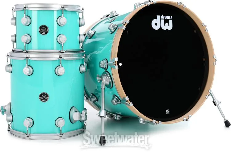  DW Collector's Series Santa Monica 3-piece Shell Pack - Sea Foam Green