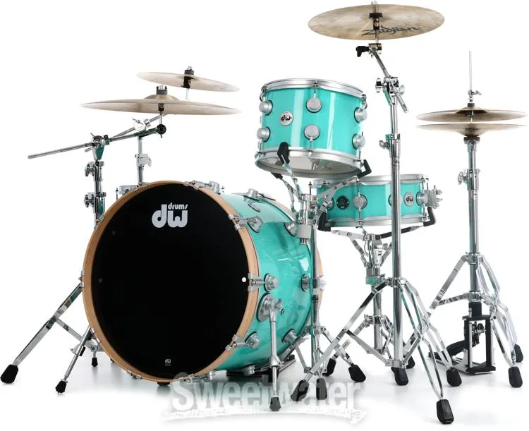  DW Collector's Series Santa Monica 3-piece Shell Pack - Sea Foam Green