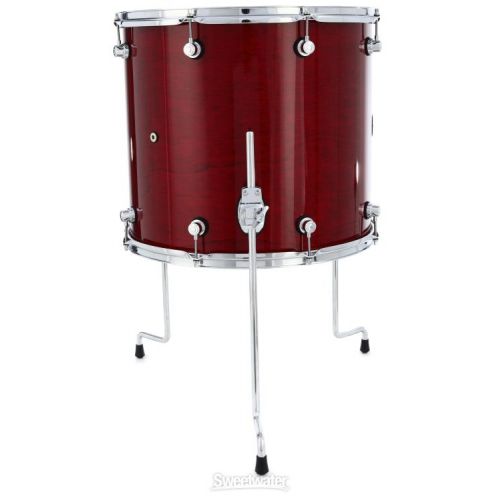  DW Design Series Floor Tom - 16 x 18 inch - Cherry Stain