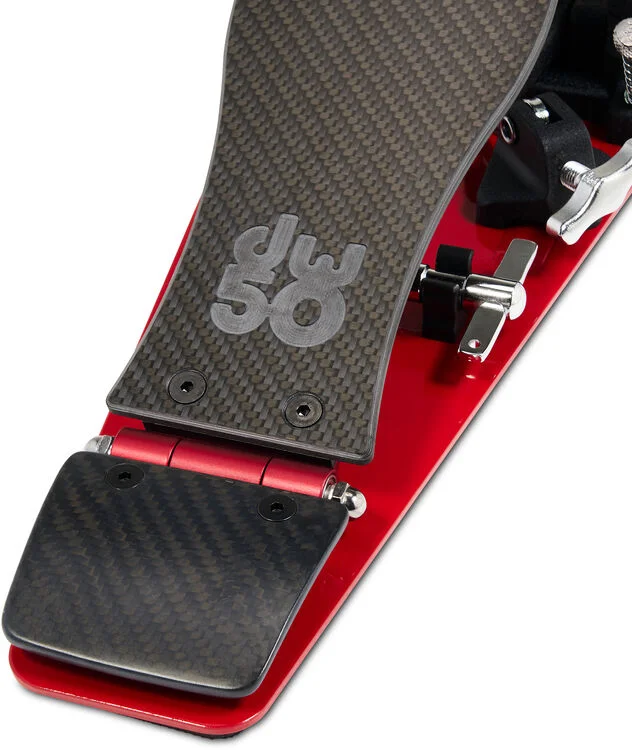  DW 50th Anniversary Limited Edition Carbon Fiber 5000 Single Kick Pedal