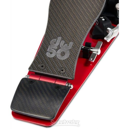  DW 50th Anniversary Limited Edition Carbon Fiber 5000 Single Kick Pedal