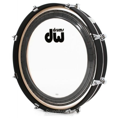  DW Design Series Maple Pancake Bass Drum - 2.5 x 20 inch - Black Satin