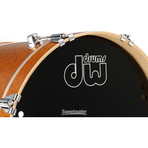  DW Performance Series Bass Drum - 14 x 18 inch - Gold Sparkle FinishPly