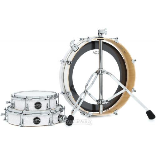  DW Performance Series Low Pro 3-piece Shell Pack - White Marine Finish Ply